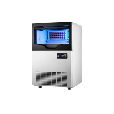BLG Fully Commercial Automatic 40kg 90lb Ice Cube Maker for Home Use Small Catering Produces Smooth Block for Cold Drinks