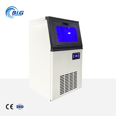 BLG Fully Commercial Automatic 40kg 90lb Ice Cube Maker for Home Use Small Catering Produces Smooth Block for Cold Drinks