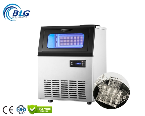 BLG Commercial 40kg/24h Cube Ice Machine 8kg Storage Capacity 220V Energy Saving Compressor Plug Customizable Automatic