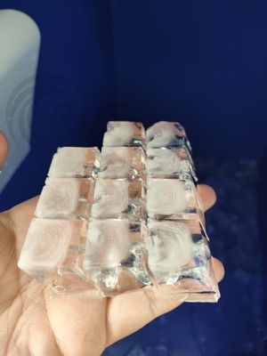 BLG Commercial 40kg/24h Cube Ice Machine 6kg Storage Capacity 220V Energy Saving Compressor Plug Customizable Automatic