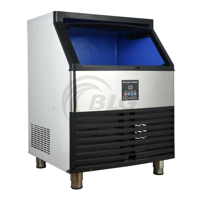 BLG 100kg/24hours Commercial Ice Cube Maker Machine for Coffee Tea & Cold Drink Shops Kitchen Refrigeration Equipment