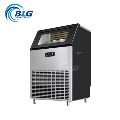 BLG Commercial Electric Ice Making Equipment Stainless Steel 90kg Daily Capacity 20kg Storage for Hotels Restaurants Bottled