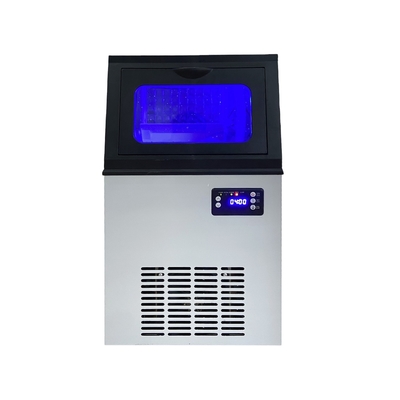 BLG Commercial 60kg/24h Cube Ice Machine 15kg Storage Capacity 220V Energy Saving Compressor Plug Customizable Automatic