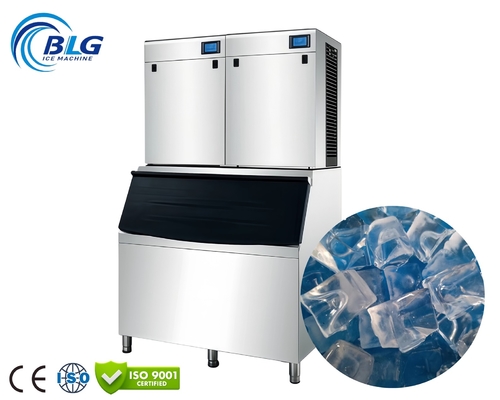 BLG 700 kg Commercial Automatic Ice Machine High Quality Commercial Kitchen Refrigeration Equipment for Bar / Office Use