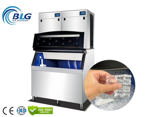 BLG 700 kg Commercial Automatic Ice Machine High Quality Commercial Kitchen Refrigeration Equipment for Bar / Office Use