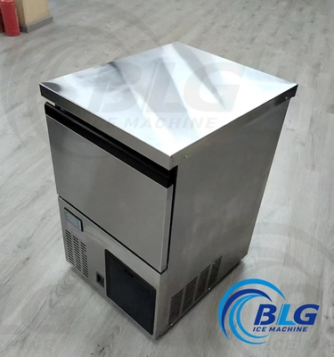 BLG Big Cube Ice Machine 100kg 200kg 400kg 24Hrs Spray Type 35mm,50mm Clear Large Square Ice Cube for Whisky Use in Bar Hotel