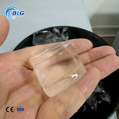BLG Commercial Compact Ice Maker 400kg Ice Storage Capacity 500Kg Water Spray Energy Saving Large Full Cube Ice for Sale