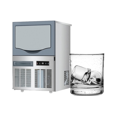 BLG Commercial 100KG/24H Fully Automatic Integrated Spray Cylindrical Ice Machine 20KG Storage 220V Gourmet Ice  Compressor