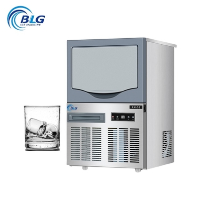 100kg/Day Gourmet Clear Ice Machine Commercial Grade, Low Energy Consumption, Remote Monitoring, Ideal for Bars & Catering