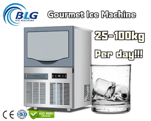 Home Hotel Industrial Gourmet Cylindrical Ice Making Machine High Speed Cylindrical Ice Machine 80kg/day