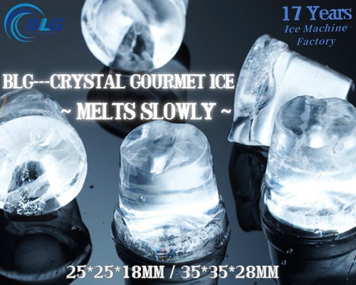 Home Hotel Industrial Gourmet Cylindrical Ice Making Machine High Speed Cylindrical Ice Machine 36kg/day