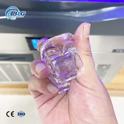 BLG 220V Automatic Stainless Steel 25Kg Commercial Pure Cylindrical Ice Making Machine for Bar Slow-Melting Cubes Use
