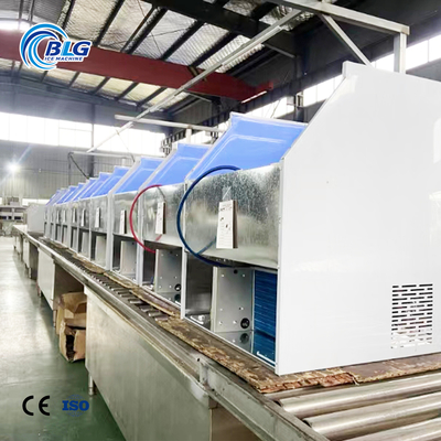 BLG Automatic Stainless Steel 100Kg Commercial Pure Crescent Moon Ice Making Machine with 105kg Storage for Hospitality Industry