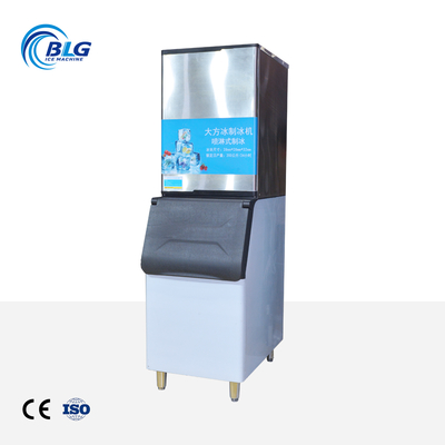 BLG High Quality Intelligent Air-cooled 460kg Automatic Crystal Commercial Full Big Cube Ice Machine for Shop Cold Drinks Use