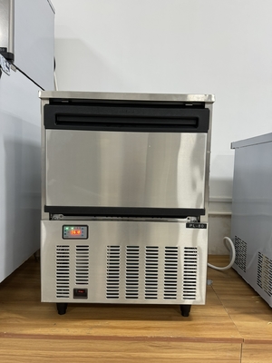 BLG High Quality Intelligent Air-cooled 100kg Automatic Crystal Commercial Full Big Cube Ice Machine for Home/shop Cold Drinks