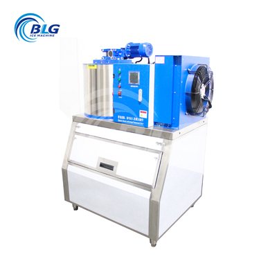 BLG High-capacity Energy-efficient Stainless Steel Air-cooled 3 Ton Automatic Industrial Flake Ice Machine for Concrete Cooling