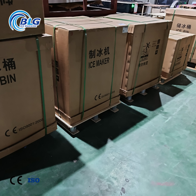 BLG High-capacity Energy-efficient Stainless Steel Air-cooled 3 Ton Automatic Industrial Flake Ice Machine for Concrete Cooling