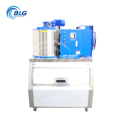 BLG High-capacity Energy-efficient Stainless Steel Air-cooled 2 Ton Automatic Industrial Flake Ice Machine for Concrete Cooling