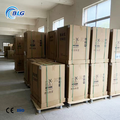 BLG High-capacity Energy-efficient Stainless Steel Air-cooled 2 Ton Automatic Industrial Flake Ice Machine for Concrete Cooling