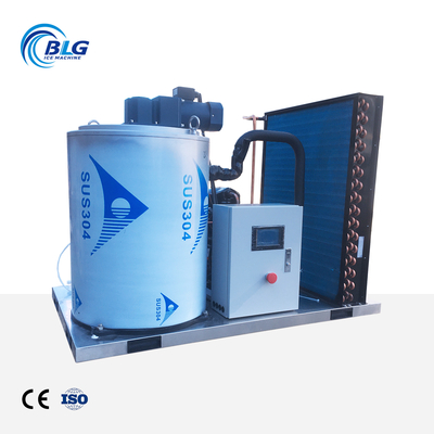 BLG High Quality Energy-efficient Stainless Steel Air-cooled 1.5Ton Automatic Flake Ice Machine for Concrete Cooling Industrial