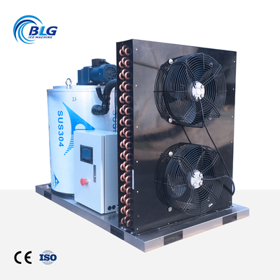 BLG Best Stainless Steel Air-cooled 1ton 380V Automatic Commercial Bar Flake Ice Machine for Marine Fishing Boat Use