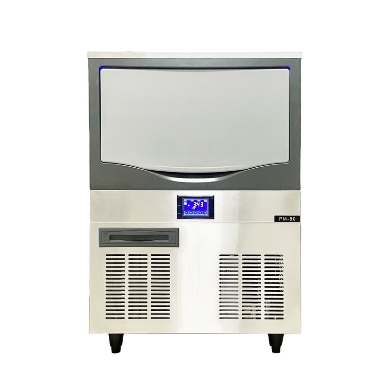 100kg/Day Gourmet Clear Ice Machine Commercial Grade, Low Energy Consumption, Remote Monitoring, Ideal for Bars & Catering