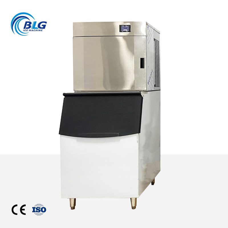 BLG Automatic Stainless Steel 180Kg Daily Output Commercial Pure Crescent Moon Ice Making Machine for Hospitality Industry