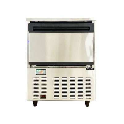 BLG 40kg Ice Storage Capacity Large Large Cube Ice Maker 80 Kg Water Spray Commercial Compact Ice Machine for Sale/shop